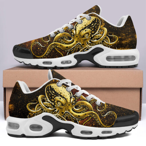 Golden Octopus Tentacles Cushion Air Sneakers - Image 3