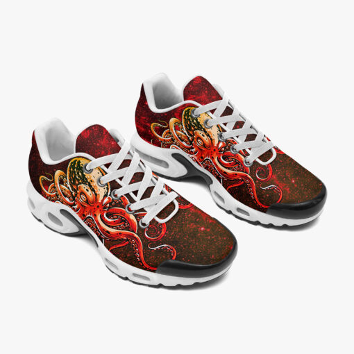 Red Octopus Tentacles Cushion Air Sneakers