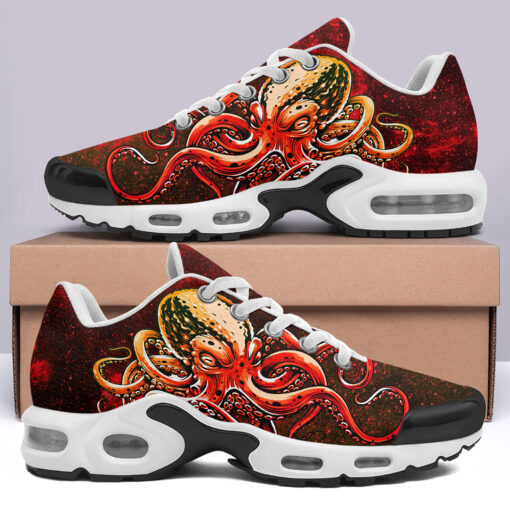 Red Octopus Tentacles Cushion Air Sneakers - Image 3