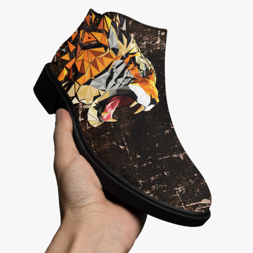 Tiger Polygons Fashion Boots - Image 3