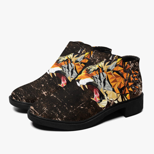 Tiger Polygons Fashion Boots - Image 5