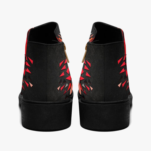 Red Tiger Polygons Fashion Boots - Image 6