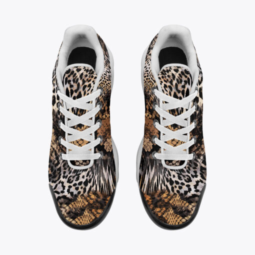 Leopard Snake Skin Mix Cushion Air Sneakers - Image 6