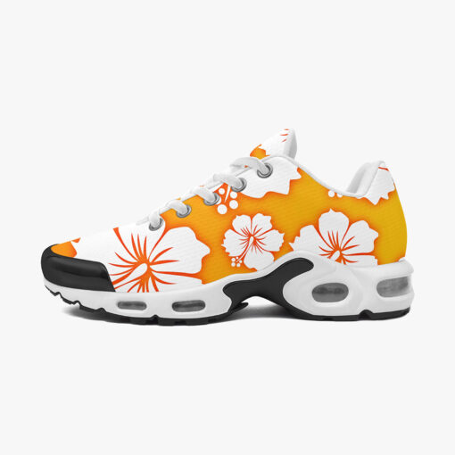 Hawaiian Flowers Art Cushion Air Sneakers - Image 4