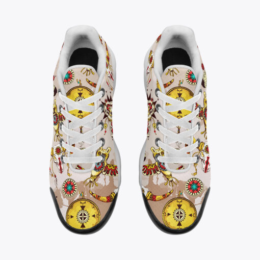 Tribal Art Cushion Air Sneakers - Image 6