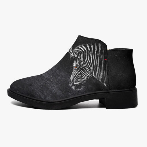 Zebra Head Fashion Boots - Image 4