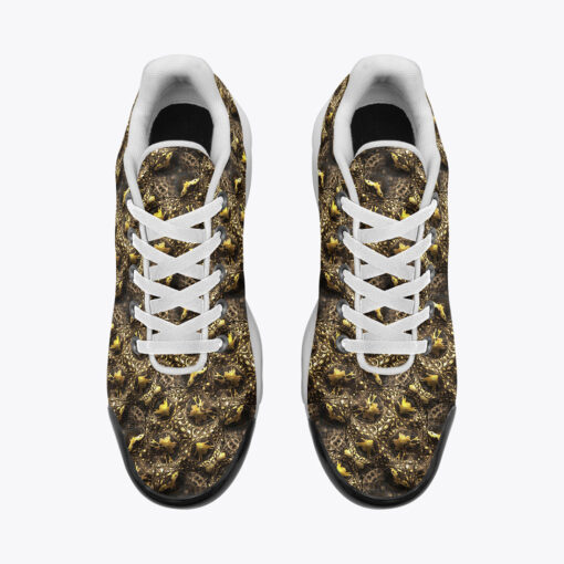 Brown Alligator TextureCushion Air Sneakers - Image 6