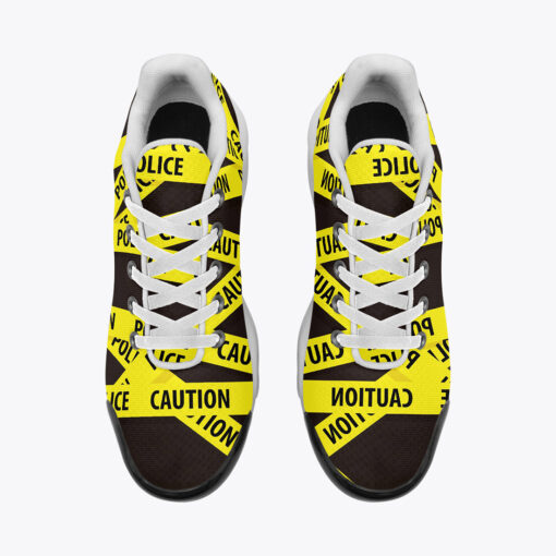 Police Tape Caution Cushion Air Sneakers - Image 6