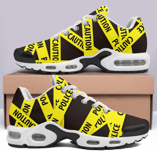 Police Tape Caution Cushion Air Sneakers - Image 3