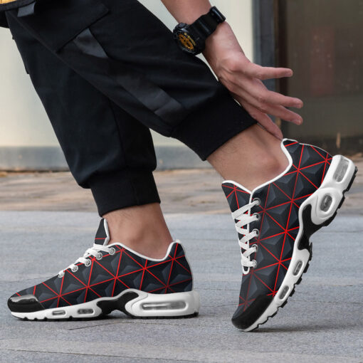 Futuristic Pyramid Shape Cushion Air Sneakers - Image 2