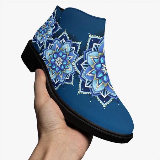 Blue Mandala Fashion Boots - Image 4