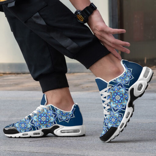 Blue Mandala Cushion Air Sneakers - Image 2