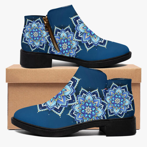 Blue Mandala Fashion Boots - Image 2