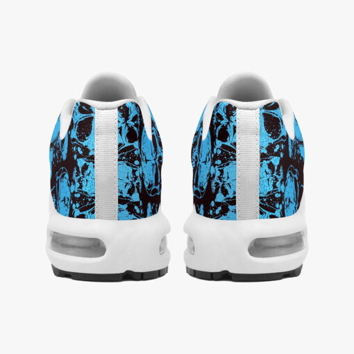 Blue Grunge Skulls Cushion Air Sneakers - Image 5