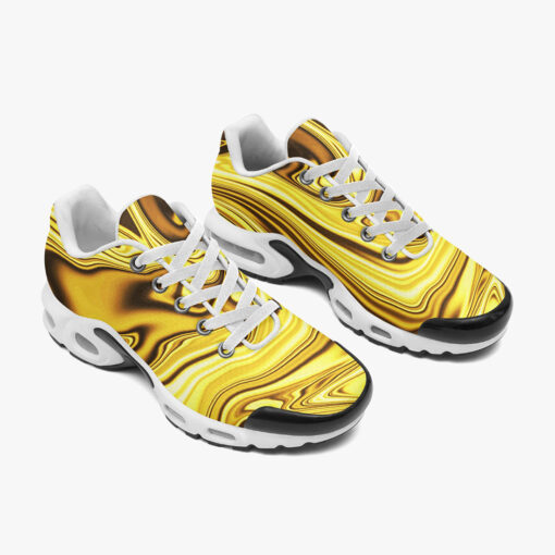 Golden Foil Effect Cushion Air Sneakers