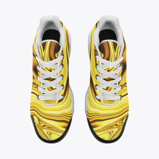 Golden Foil Effect Cushion Air Sneakers - Image 6