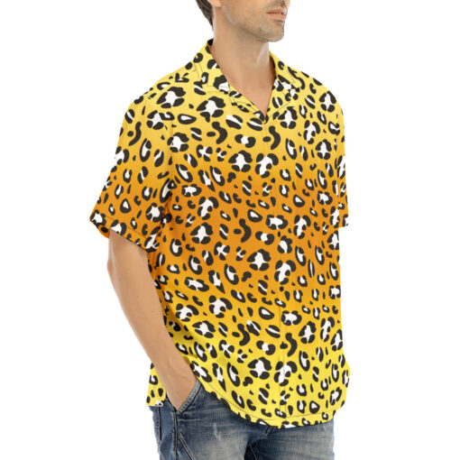 Leopard Art Pattern Hawaiian Shirt - Image 2