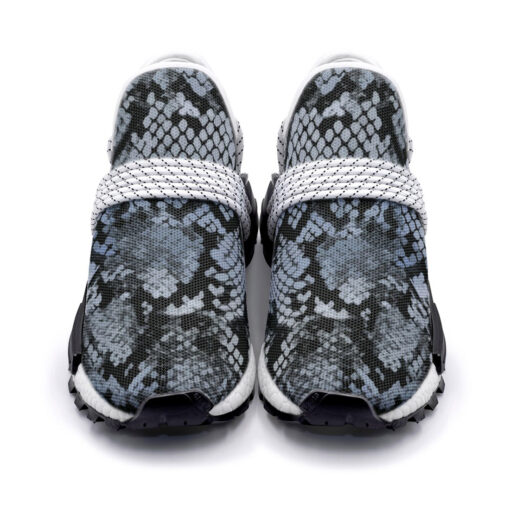 Snakeskin Texture Mesh Sneakers - Image 4