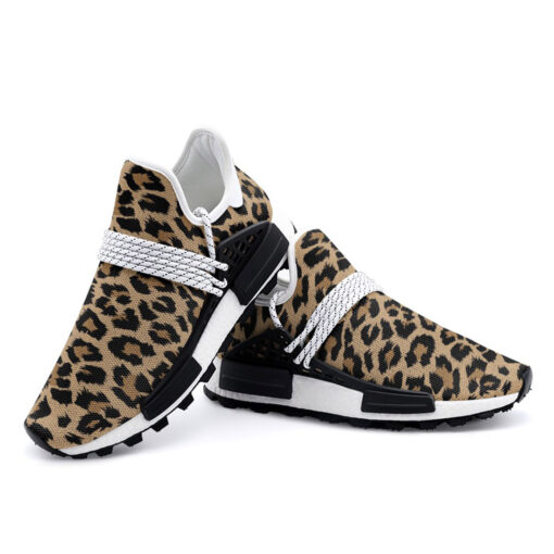 Leopard Texture Mesh Sneakers