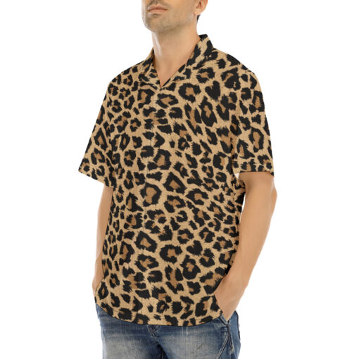 Leopard Texture Hawaiian Shirt - Image 3