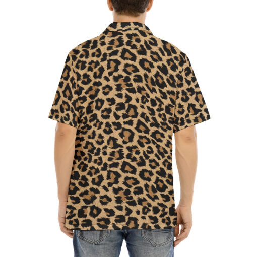 Leopard Texture Hawaiian Shirt - Image 4