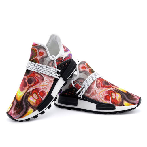 Funky Liquid Marble Art Mesh Sneakers