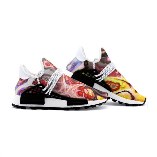 Funky Liquid Marble Art Mesh Sneakers - Image 3