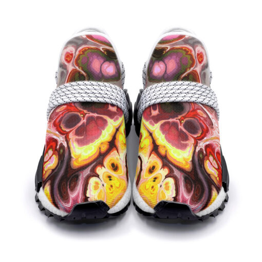 Funky Liquid Marble Art Mesh Sneakers - Image 4