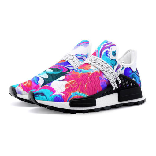 Liquid Flowing Abstract Ink Mesh Sneakers - Image 2