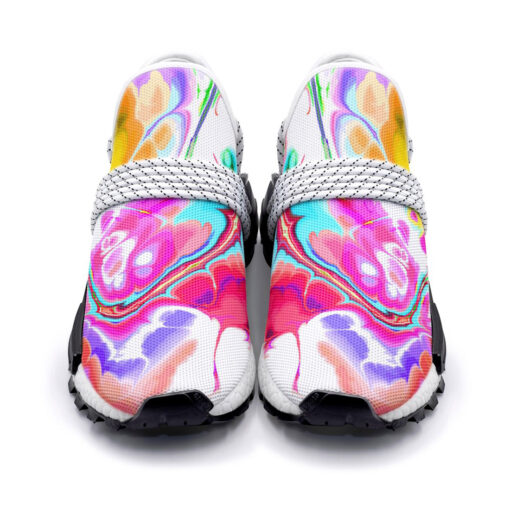 Acrylic Cellular Flowing Marble Mesh Sneakers - Image 4