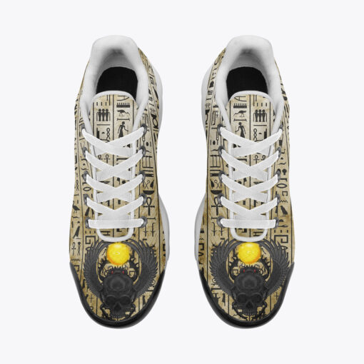 Egypt Winged Beetle Skull Cushion Air Sneakers - Image 6