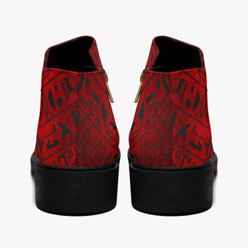 Egypt Winged Beetle Skull Fashion Boots - Image 6