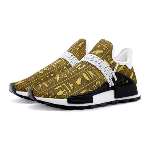 Egyptian Hieroglyphs Mesh Sneakers - Image 2