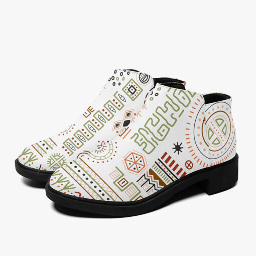 Abstract African Tribal Fashion Boots - Image 5