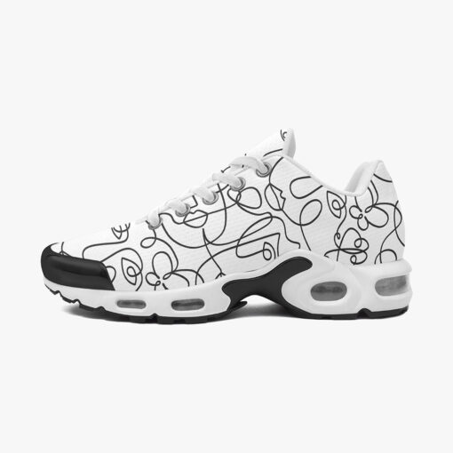 Abstract Face One Line Cushion Air Sneakers - Image 4