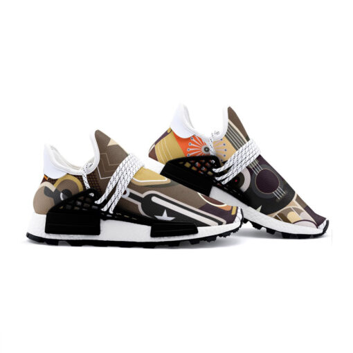 Abstract Music Art Mesh Sneakers - Image 3