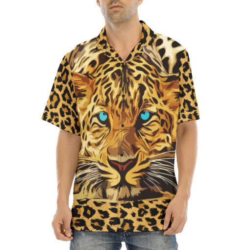 Leopard Art Print Hawaiian Shirt