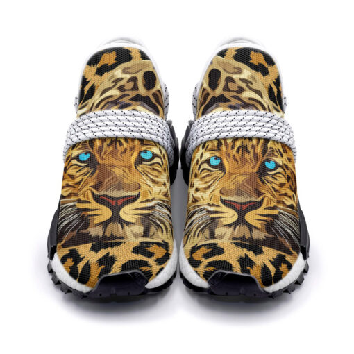 Leopard Art Print Mesh Sneakers - Image 4