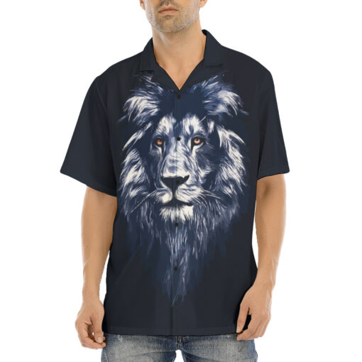 Lion Head Art Hawaiian Shirt