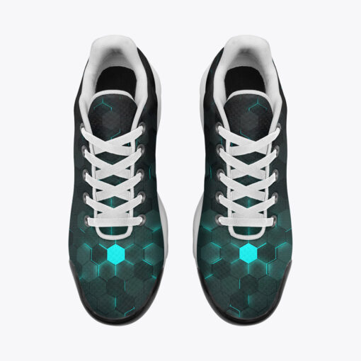 Blue 3D Hexagon Tech Cushion Air Sneakers - Image 6