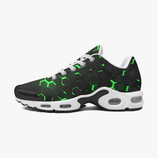 Green 3D Hexagon Tech Cushion Air Sneakers - Image 4