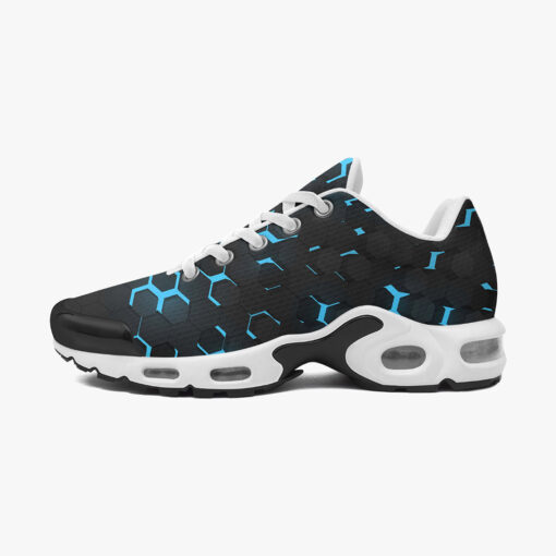 Blue 3D Hexagon Tech Cushion Air Sneakers - Image 4