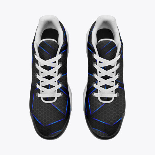 Glossy Metal Hexagons Tech Cushion Air Sneakers - Image 6