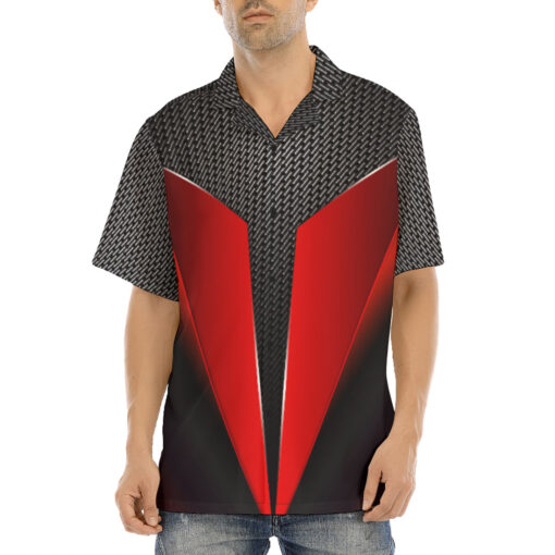 Modern Metallic Hi-Tech Hawaiian Shirt