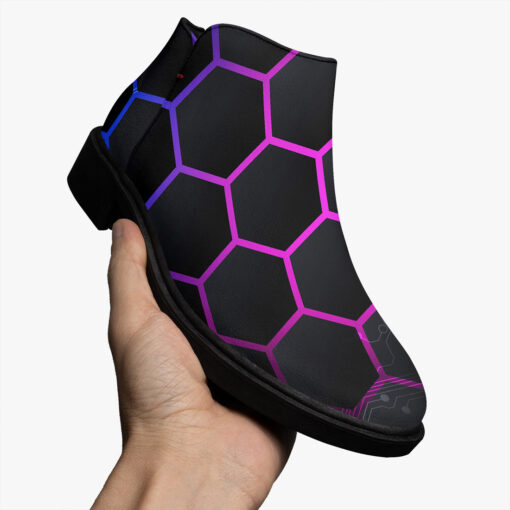 Digital Cyber Hi-Tech Fashion Boots - Image 3