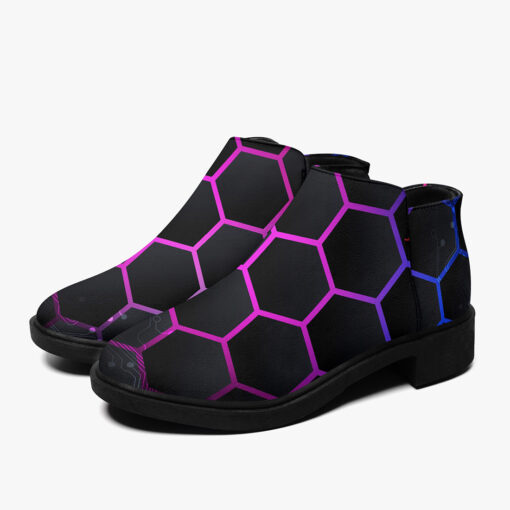 Digital Cyber Hi-Tech Fashion Boots - Image 5