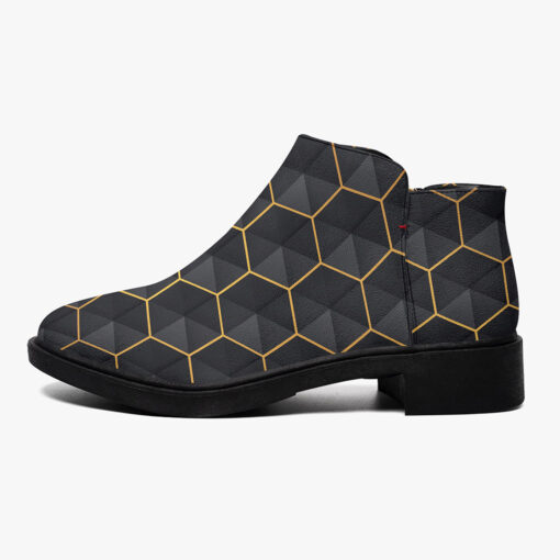 Modern Luxury Hexagons Fashion Boots - Image 4