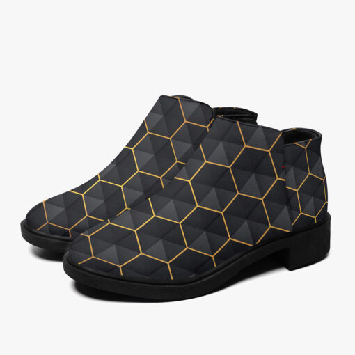 Modern Luxury Hexagons Fashion Boots - Image 5