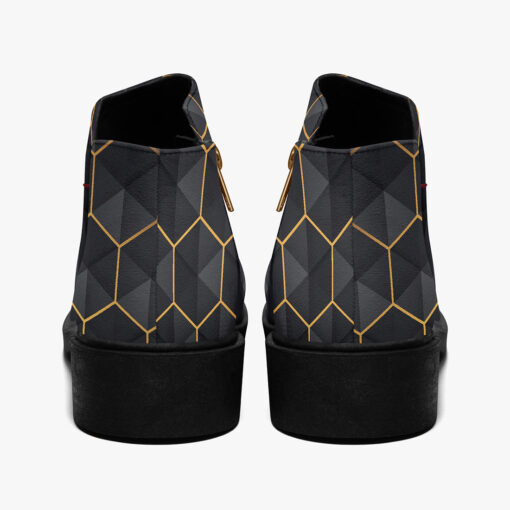 Modern Luxury Hexagons Fashion Boots - Image 6