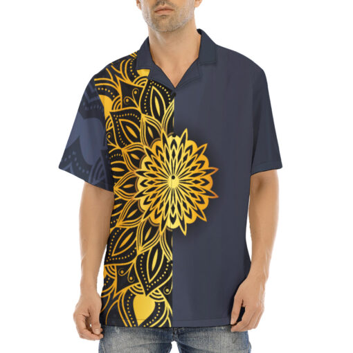 Luxury Golden Mandala Hawaiian Shirt